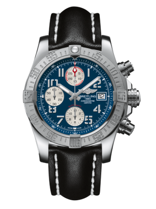 Breitling - A1338111/C870/435X/A20BA.1  Avenger II Stainless Steel / Mariner Blue / Calf / Pin