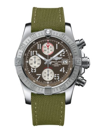 Breitling - A1338111/F564/106W/A20BA.1  Avenger II Stainless Steel / Tungsten Gray / Military / Pin