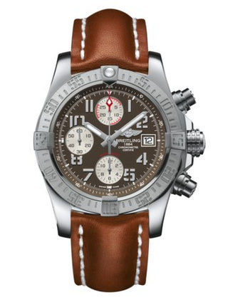 Breitling - A1338111/F564/433X/A20BA.1  Avenger II Stainless Steel / Tungsten Gray / Calf / Pin