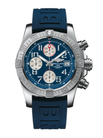 Breitling Avenger II Stainless Steel / Mariner Blue / Rubber / Pin (A13381111C1S1)