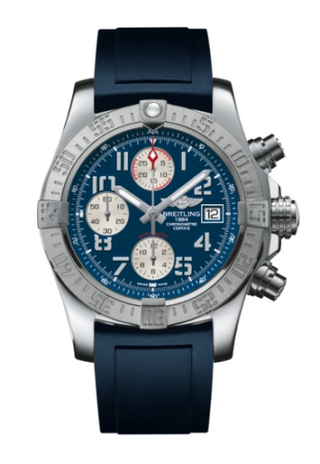 Breitling - A1338111.C870.145S  Avenger II Stainless Steel / Mariner Blue / Rubber