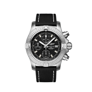 Breitling - A13385101B1X1  Avenger Chronograph 43 Stainless Steel / Black / Military / Pin