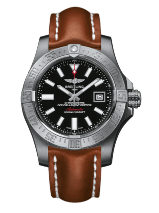 Breitling - A1733110/BC30/434X/A20DSA.1  Avenger II Seawolf Stainless Steel / Volcano Black / Calf / Folding