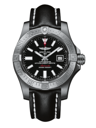 Breitling - A1733110/BC30/435X/A20BASA.1  Avenger II Seawolf Stainless Steel / Volcano Black / Calf / Pin