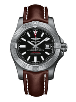 Breitling Avenger II Seawolf Stainless Steel / Volcano Black / Calf / Pin (A1733110/BC30/437X/A20BASA.1)