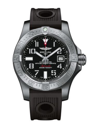 Breitling - A1733110/BC31/200S/A20DSA.2  Avenger II Seawolf Stainless Steel / Volcano Black / Rubber / Folding