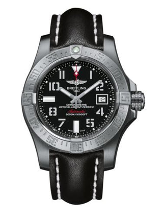 Breitling - A1733110/BC31/435X/A20BASA.1  Avenger II Seawolf Stainless Steel / Volcano Black / Calf / Pin