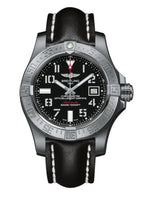 Breitling Avenger II Seawolf Stainless Steel / Volcano Black / Military / Pin (A1733110/BC31/435X/A20BASA.1)