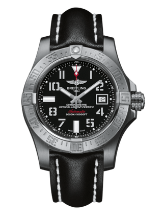 Breitling - A1733110/BC31/436X/A20DSA.1  Avenger II Seawolf Stainless Steel / Volcano Black / Calf / Folding