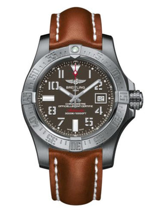 Breitling - A1733110/F563/433X/A20BASA.1  Avenger II Seawolf Stainless Steel / Tungsten Gray / Calf / Pin