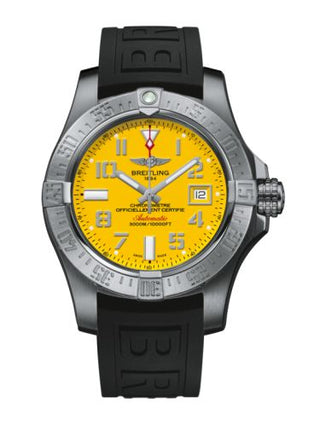 Breitling - A17331101I1S2  Avenger II Seawolf Stainless Steel / Cobra Yellow / Rubber / Pin