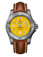 Breitling Avenger II Seawolf Stainless Steel / Cobra Yellow / Calf / Pin (A1733110/I519/434X/A20DSA.1)