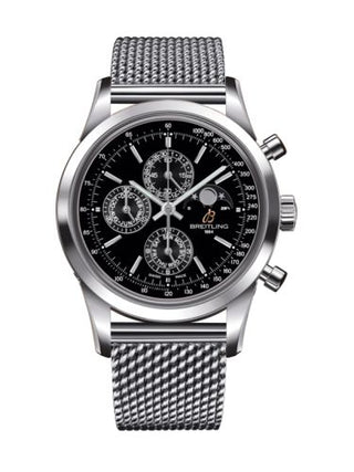 Breitling - A1931012/BB68/154A  Transocean Chronograph 1461 Stainless Steel / Black / Bracelet