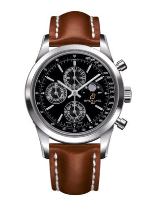 Breitling - A1931012/BB68/433X/A20BA.1  Transocean Chronograph 1461 Stainless Steel / Black / Calf / Pin