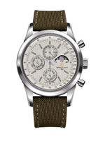 Breitling Transocean Chronograph 1461 Stainless Steel / Black / Military / Pin (A1931012/G750/106W/A20BA.1)