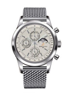 Breitling Transocean Chronograph 1461 Stainless Steel / Silver / Racer (A1931012/G750/154A)