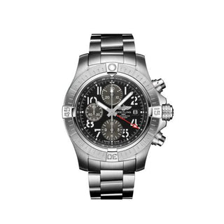 Breitling - A24315101B1A1  Avenger Chronograph GMT 45 Stainless Steel / Black / Bracelet