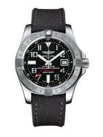 Breitling Avenger II GMT Stainless Steel / Volcano Black / Calf (A3239011/BC34/109W/A20BA.1)