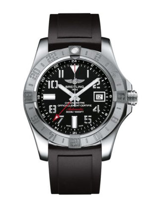 Breitling - A3239011/BC34/131S/A20S.1  Avenger II GMT Stainless Steel / Volcano Black / Rubber