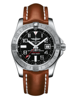 Breitling Avenger II GMT Stainless Steel / Volcano Black / Calf / Folding (A3239011/BC34/433X/A20BA.1)