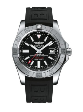 Breitling - A32390111B1S2  Avenger II GMT Stainless Steel / Volcano Black / Rubber / Pin