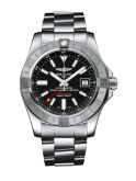 Breitling - A32390111B1A1  Avenger II GMT Stainless Steel / Volcano Black / Bracelet