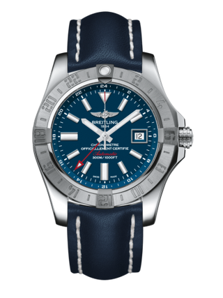 Breitling - A3239011/C872/105X/A20BA.1  Avenger II GMT Stainless Steel / Mariner Blue / Calf / Pin