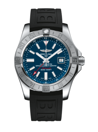 Breitling - A3239011/C872/152S/A20S.1  Avenger II GMT Stainless Steel / Mariner Blue / Rubber / Pin