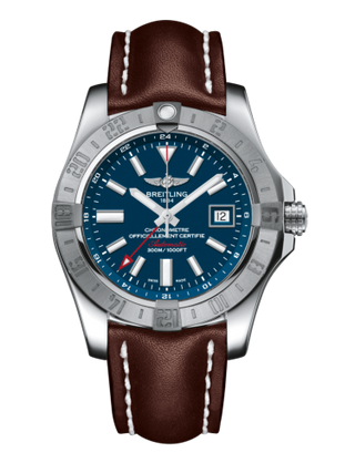 Breitling - A3239011/C872/437X/A20BA.1  Avenger II GMT Stainless Steel / Mariner Blue / Calf / Pin