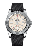 Breitling Avenger II GMT Stainless Steel / Stratus Silver / Rubber / Pin (A3239011/G778/109W/A20BA.1)