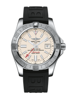 Breitling Avenger II GMT Stainless Steel / Stratus Silver / Calf / Folding (A3239011/G778/152S/A20S.1)