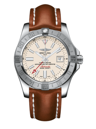 Breitling - A3239011/G778/433X/A20BA.1  Avenger II GMT Stainless Steel / Stratus Silver / Calf / Pin