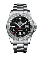 Breitling Avenger II GMT Stainless Steel / Diamond / Volcano Black / Military (A3239053.BC34.170A)