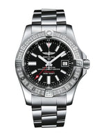 Breitling Avenger II GMT Stainless Steel / Diamond / Volcano Black / Military (A3239053.BC35.170A)