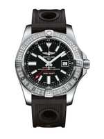 Breitling Avenger II GMT Stainless Steel / Diamond / Mariner Blue / Rubber (A3239053.BC35.200S)