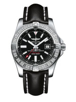 Breitling Avenger II GMT Stainless Steel / Diamond / Volcano Black / Bracelet (A3239053.BC35.435X)