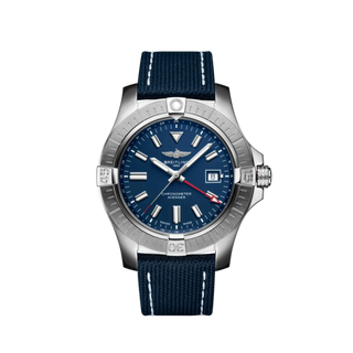 Breitling - A32395101C1X2  Avenger Automatic GMT 45 Stainless Steel / Blue / Military / Folding