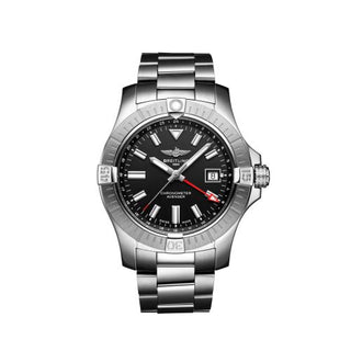 Breitling - A32397101B1A1  Avenger Automatic GMT 43 Stainless Steel / Black / Bracelet