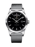 Breitling - A45310121B1A1  Transocean Day & Date Stainless Steel / Black / Milanese