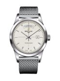 Breitling - A45310121G1A1  Transocean Day & Date Stainless Steel / Silver / Milanese