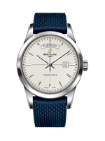 Breitling Transocean Day & Date Stainless Steel / Silver / Rubber / Folding (A4531012/G751/280S/A20S.1)