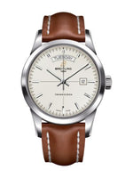 Breitling Transocean Chronograph 38 Silver / Milanese (A4531012/G751/433X/A20BA.1)