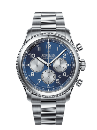 Breitling - AB0117131C1A1  Navitimer 8 B01 Chronograph 43 Stainless Steel / Blue / Bracelet