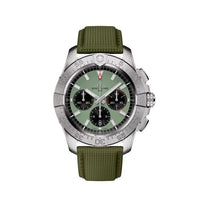 Breitling Avenger B01 Chronograph 44 Stainless Steel / Green / Bracelet (AB0147101L1X1)