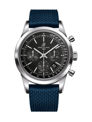 Breitling - AB015212/BA99/280S/A20S.1  Transocean Chronograph Stainless Steel / Black / Rubber / Pin