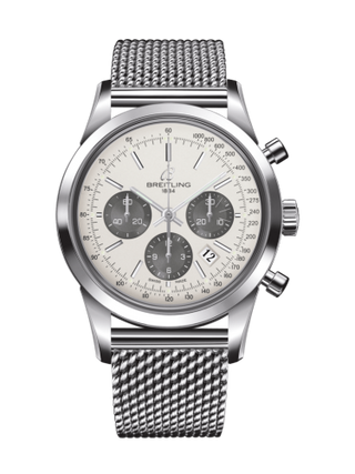 Breitling - AB0152121G1A1  Transocean Chronograph Stainless Steel / Panda / Ocean Classic