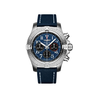 Breitling - AB01821A1C1X1  Avenger B01 Chronograph 45 Stainless Steel / Blue / Strap - Pin