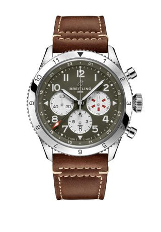 Breitling - AB04452A1L1X1  Super AVI B04 Chronograph GMT 46 Curtiss Warhawk