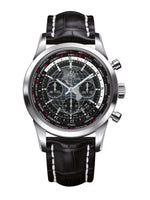 Breitling Transocean Chronograph Unitime Stainless Steel / Silver / Milanese (AB0510U4.BE84.760P)