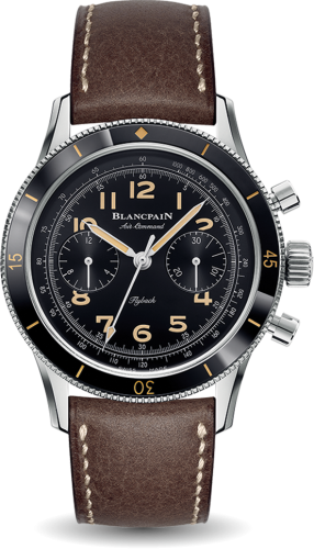 Blancpain - AC01-1130-63A  Air Command Stainless Steel / Black / Strap